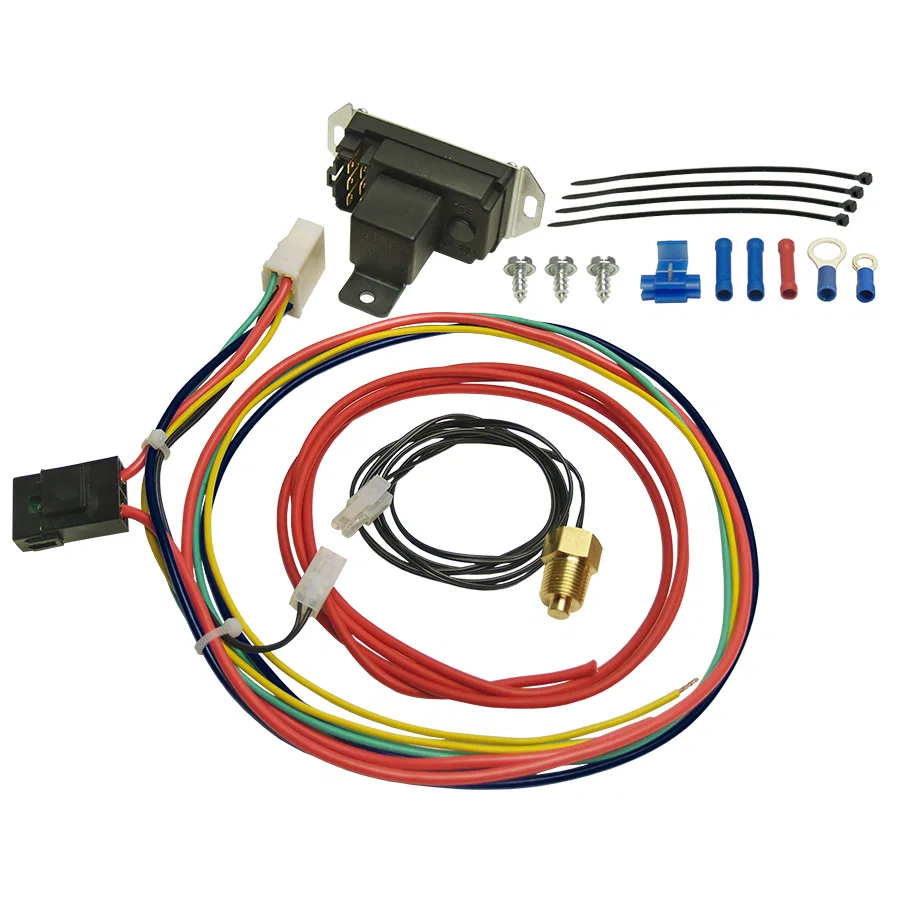 16749 – DERALE Coolant Fan Temperature Switch, 150 To 240 Degrees Fahrenheit Turn On Temperature/ Preset 15 Degrees F...